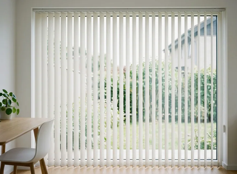 Vertical & panel blinds fitted in a Welgemoed home